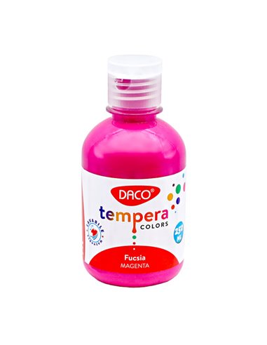 Tempera DACO TE250f, 250 ml, Fucsia