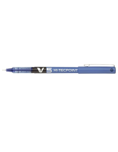 Roller Pilot V5 Hi-Tecpoint, 0.5 mm, albastru