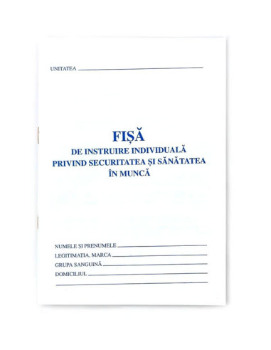 TP000042,Fisa individuala protectia muncii (ssm)