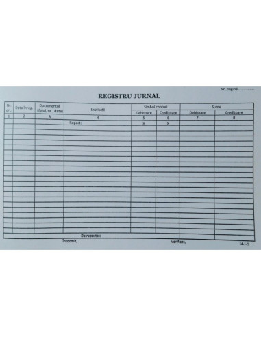 TP000048,Registru jurnal orizontal gold