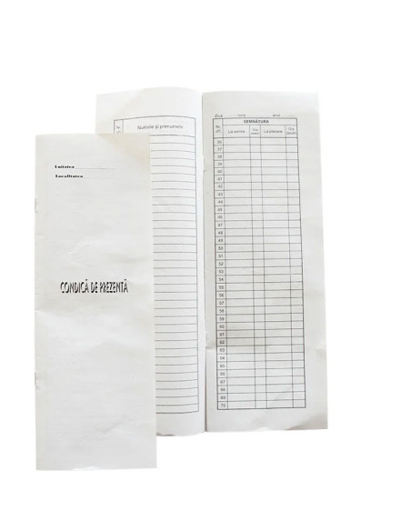 TP000064,Condica prezenta a4/2 16 file