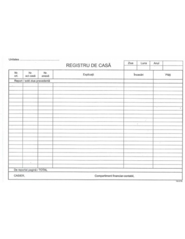 TP000146,Registru casa model nou