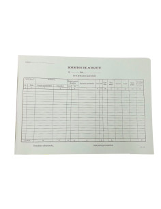 TP000148,Borderou achizitii autocopiativ