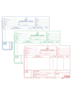 TP000150,Aviz de insotire a marfii a5 3 exemplare