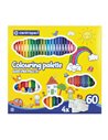 Set colouring palette kids 60 piese centropen