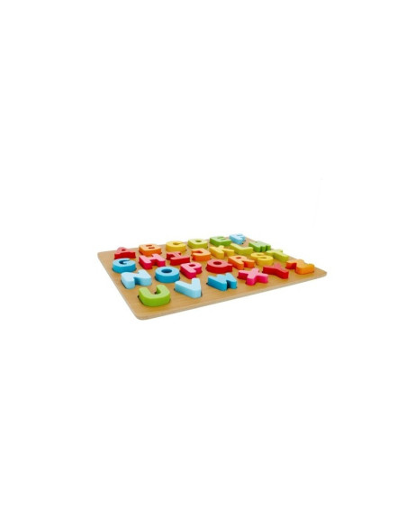 P2721,Puzzle lemn decupat, relif MegaCreative, litere, 435865