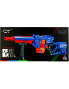 J1178,Blaster - mitraliera automata, 93cm, 20 proiectile din spuma, 8+ ani, MegaCreative, 482850