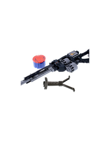 J1178,Blaster - mitraliera automata, 93cm, 20 proiectile din spuma, 8+ ani, MegaCreative, 482850