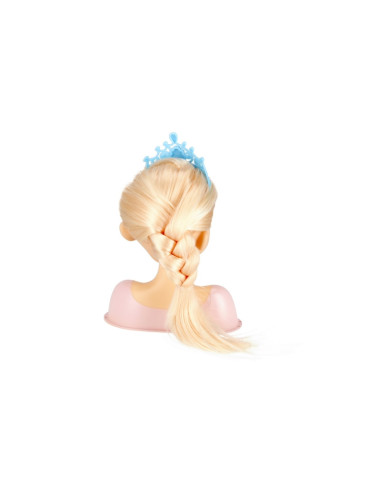 J1114,Set fashion - cap de papusa de coafat - accesorii incluse, par blond, MegaCreative 419477, 3+ ani