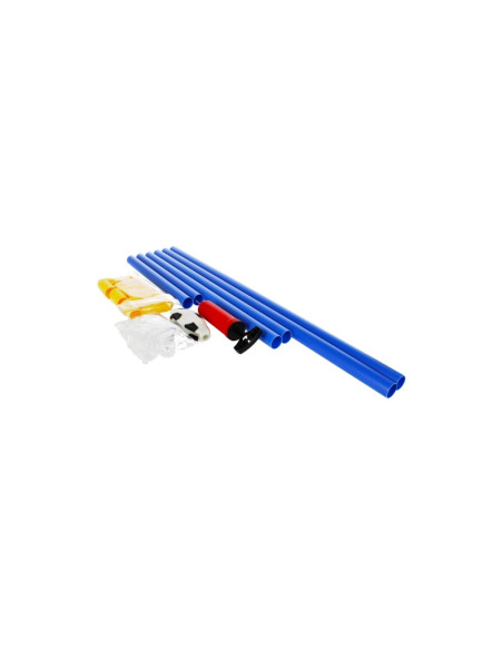 J485,Set Fotbal, include 1x poarta de 65cm, plasa, pompa, minge, albastru, 3+ ani, MegaCreative, 380042