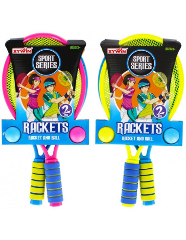 J616,Set Tenis, include 2 rachete, 2 mingi, multicolor, 3+ ani, MegaCreative, 427580