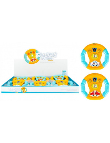 J1024,Jucarie volan educational MegaCreative Steering Wheel, 471074, 14x13cm, necesita 2 bat. 1, 5VAAA