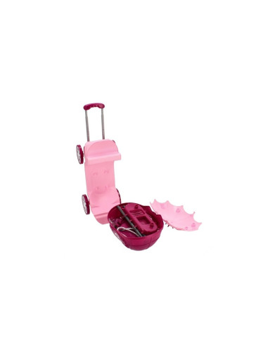 J1507,Set de joaca 4 in 1 - stand infrumusetare - accesorii diverse incluse, cu maner, pe roti, MegaCreative 460501, 3+ ani