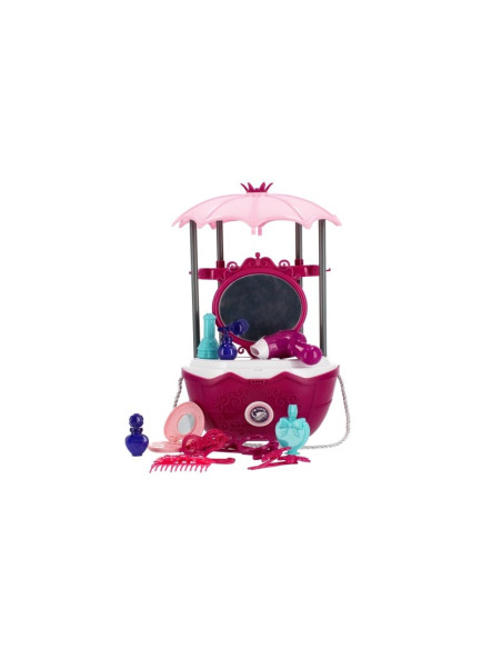 J1507,Set de joaca 4 in 1 - stand infrumusetare - accesorii diverse incluse, cu maner, pe roti, MegaCreative 460501, 3+ ani