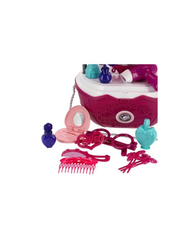 J1507,Set de joaca 4 in 1 - stand infrumusetare - accesorii diverse incluse, cu maner, pe roti, MegaCreative 460501, 3+ ani