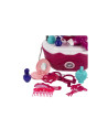 J1507,Set de joaca 4 in 1 - stand infrumusetare - accesorii diverse incluse, cu maner, pe roti, MegaCreative 460501, 3+ ani