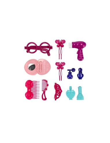 J1507,Set de joaca 4 in 1 - stand infrumusetare - accesorii diverse incluse, cu maner, pe roti, MegaCreative 460501, 3+ ani