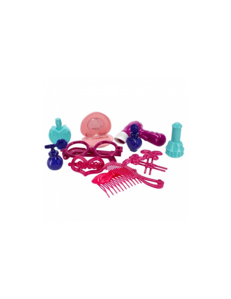 J1507,Set de joaca 4 in 1 - stand infrumusetare - accesorii diverse incluse, cu maner, pe roti, MegaCreative 460501, 3+ ani