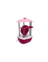 J1507,Set de joaca 4 in 1 - stand infrumusetare - accesorii diverse incluse, cu maner, pe roti, MegaCreative 460501, 3+ ani