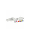 J1403,Set de ceai - pentru pictat - ceramica, 15 piese, acurele si pensula incluse, MegaCreative 501294, 3+ ani
