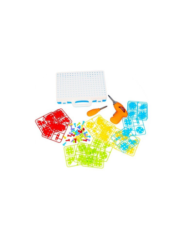 J1419,Jucarie set valiza mosaic MegaCreative, 482948, 106 piese
