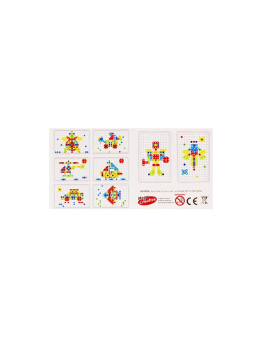 J1419,Jucarie set valiza mosaic MegaCreative, 482948, 106 piese