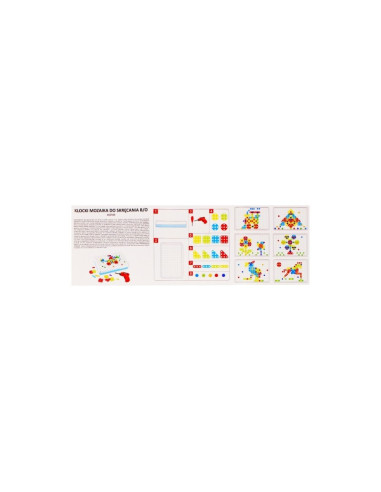 J1419,Jucarie set valiza mosaic MegaCreative, 482948, 106 piese