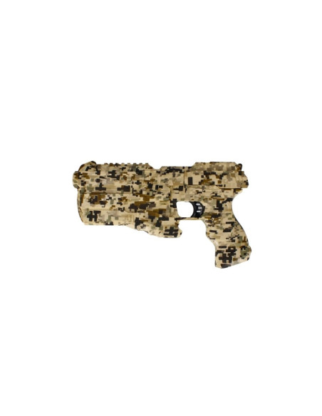 J1522,Set militar - pistol cu munitie si echipament de camuflaj - 17 piese, MegaCreative 482733, 6+ ani