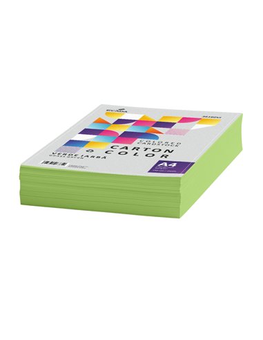 Carton Color 160g/Mp A4 250 Coli Ecada Verde Iarba