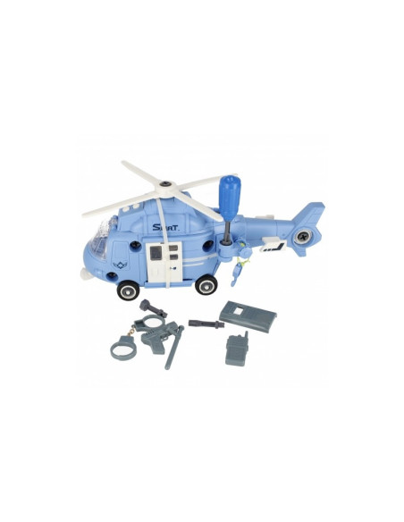 J1359,Elicopter cu accesorii MegaCreative 499168, 35cm, cu sunete si lumini, plastic, multicolor, 3+ ani