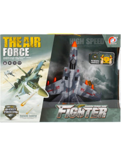 J1523,Avion cu telecomanda MegaCreative 482739, MIG-25, 25cm, plastic, multicolor, 6+ ani