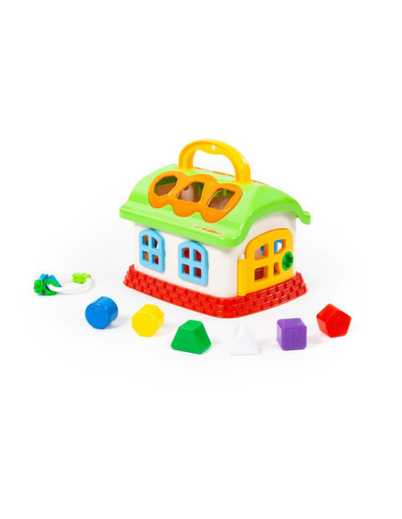 J267,Jucarie casuta piticilor cu 6 forme WADER, 24Lx19lx17h, plastic, 48745