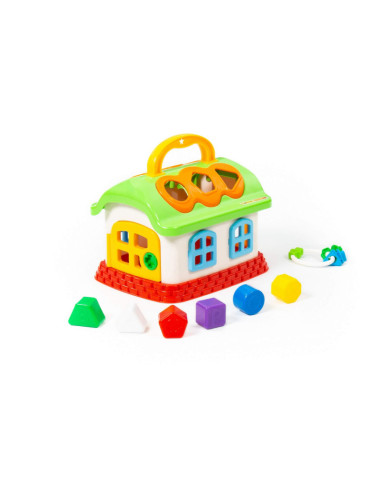 J267,Jucarie casuta piticilor cu 6 forme WADER, 24Lx19lx17h, plastic, 48745