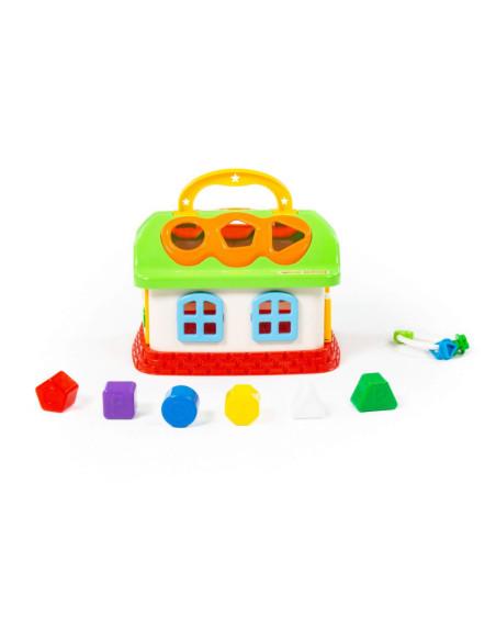 J267,Jucarie casuta piticilor cu 6 forme WADER, 24Lx19lx17h, plastic, 48745