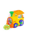 J261,Sortator de forme Locomotiva Polesie Cavallino 6189, 22cm, 6 forme, plastic, multicolor, 3+ ani