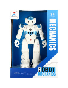 J1399,Robot cu functii MegaCreative Mechanics 499163, plastic, alb, 3+ ani