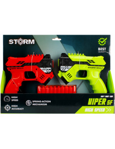 J1603,Jucarie set pistoale cu sageti din spuma MegaCreative, 502224, 17x15x4cm, pvc, +3 ani, 2bucati/set