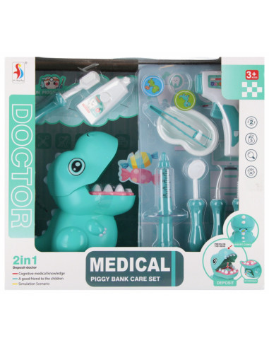 J1732,Jucarie set dentist dinozaur, 35x31x14cm, 3+ ani, MegaCreative, 545485