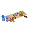P4722,Jucarie bebelusi din lemn - puzzle safari, multicolor - MegaCreative 545191, 15piese, 18+ luni