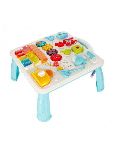 J1851,Jucarie bebelusi masa educationala muzicala interactiva - MegaCreative 481793, 39x24x39cm, 12+ luni