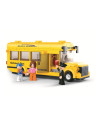 J1831,Joc de constructie Autobuz scolar, pvc, Sluban M38-B0507, 219 piese, 33x23.7x5.4cm