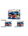 J1833,Joc de constructie Auto pompieri, pvc, Sluban M38-B0627, 394 piese, 33x28.5x6.7cm