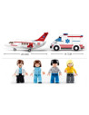J1834,Joc de constructie Avion ambulanta, pvc, Sluban M38-B0370, 335 piese, 38x28.5x6.7cm