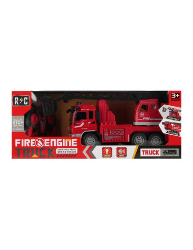J1902,Jucarie autospeciala pompieri lumini, sunete MegaCreative 570857, 23x12x8cm, telecomanda, +3ani