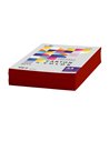 Carton color A4 Ecada, 160g/mp, 250 coli, Rosu