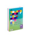 Carton Colorat ECADA 36162, A4, 250 coli, 10 culori, 160 g/mp
