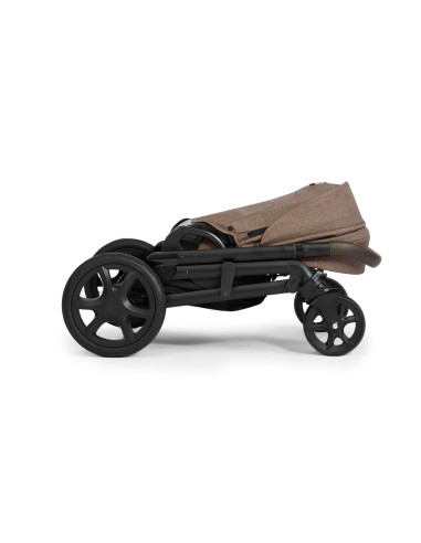 BB-T1201GBTOF000,Joie - Carucior pentru copii multifunctional 3 in 1 Chrome DLX Toffee (Carucior Chrome DLX + Landou Toffee + Sc