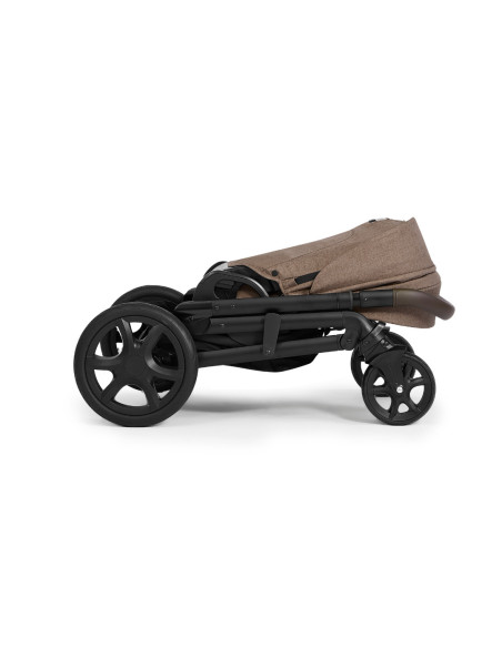 BB-T1201GBTOF000,Joie - Carucior pentru copii multifunctional 3 in 1 Chrome DLX Toffee (Carucior Chrome DLX + Landou Toffee + Sc