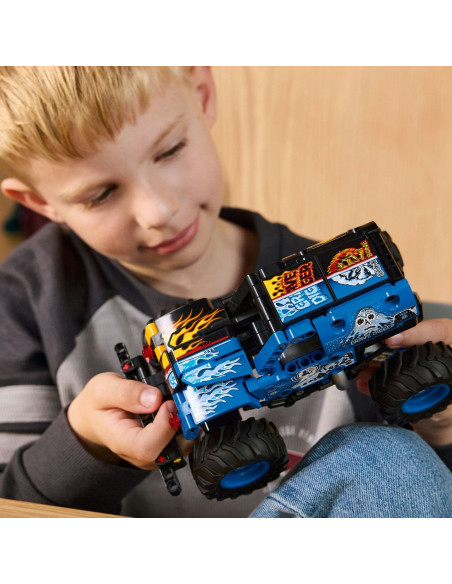 LEGO-42219,Lego Technic Monster Jam Grave Digger Foc Si Gheata 42219