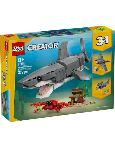 LEGO-31381,Lego Creator Rechin Feroce Cu Un Cufar De Comori 31381